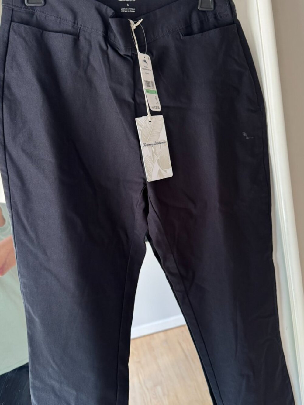 NWT Tommy Bahama IslandZone Arielle Women's Dark Navy Sapphire Size 6 Pants - Picture 2 of 3